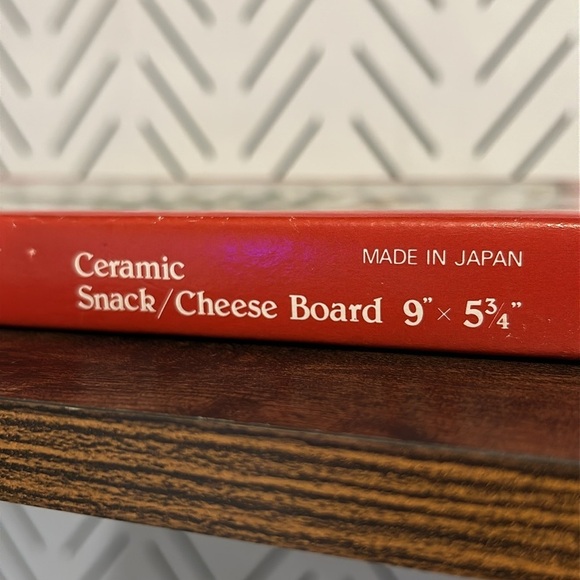 Nikko Christmas Christmastime Tree Ceramic Cheese Board Wall Decor Japan Holiday - Picture 6 of 8